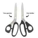 Ciseaux de couture de 21cm en acier inoxydable Kai, outil de couture professionnel avec poignée ergonomique.