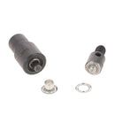 Jeu de pose presse d'établi pour œillets à rouler avec rondelles 5 mm, outil robuste pour poser facilement des œillets.