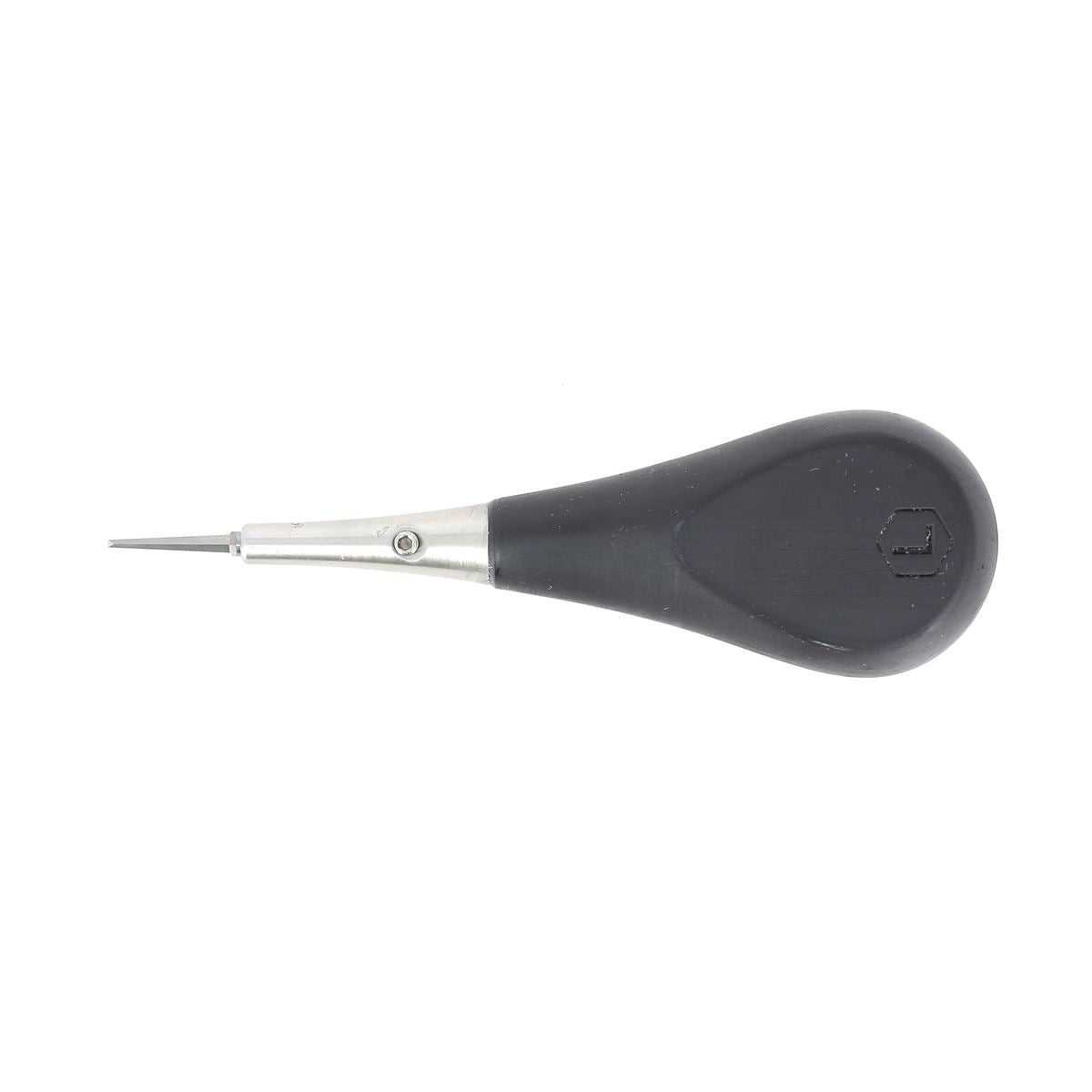Alêne aux pinces maroquinerie LEGACY de 2mm avec manche en résine biocompatible, outil pour la création et la réparation.
