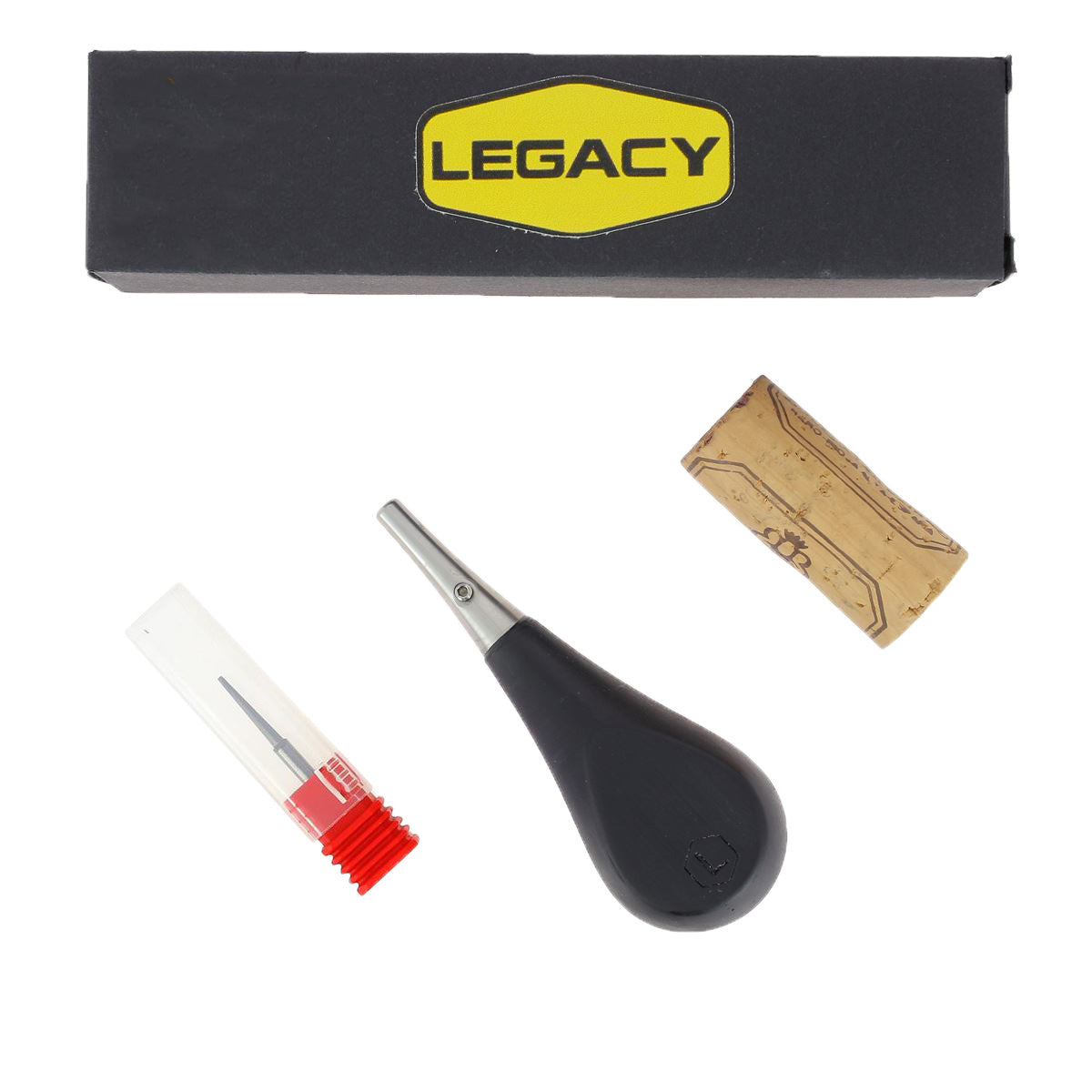Alêne à pinces maroquinerie LEGACY, 2mm, manche en résine biocompatible, outil pour la fabrication de maroquinerie.
