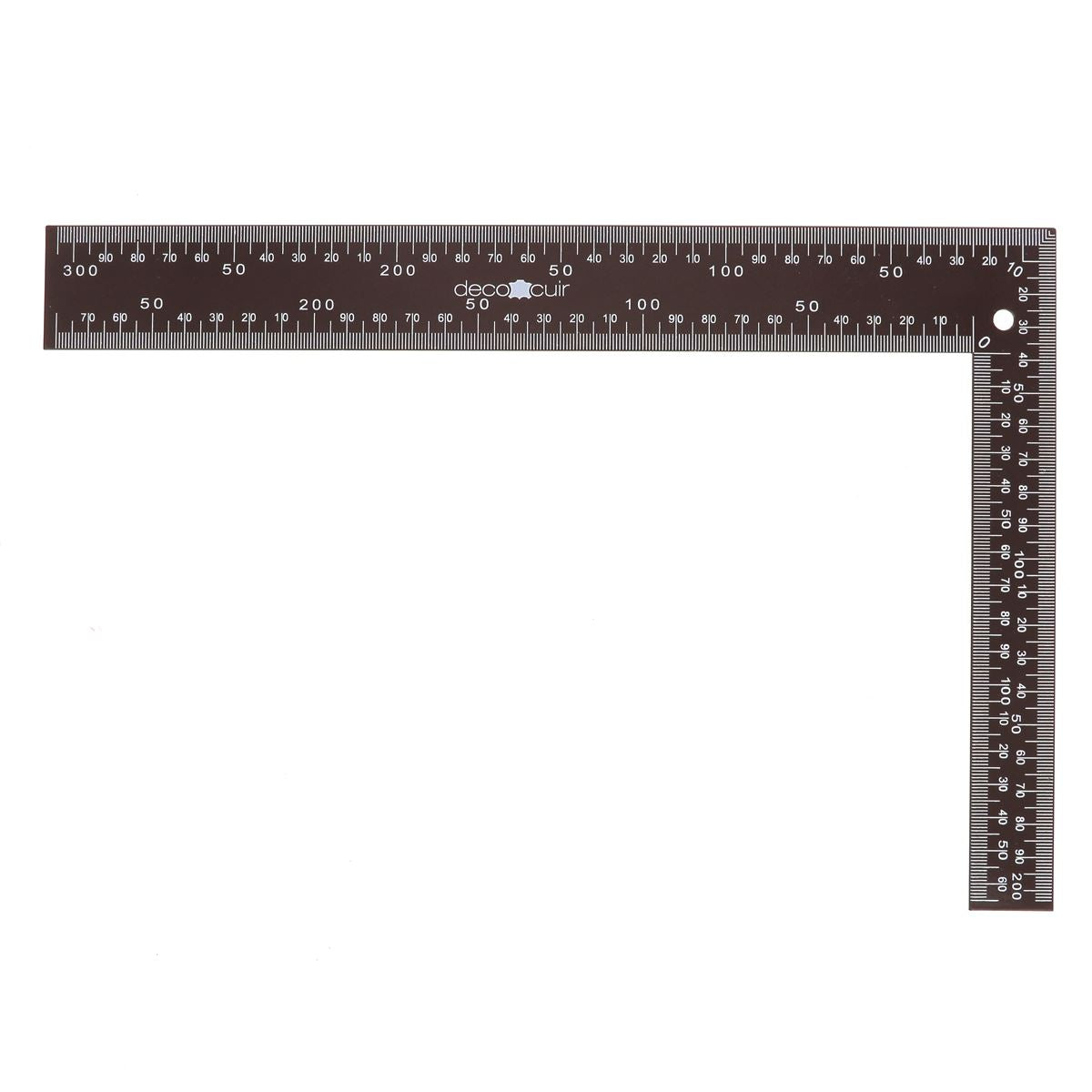 Équerre en métal Deco Cuir pour outils, solide et durable, avec finition élégante, idéale pour la fixation et la construction.