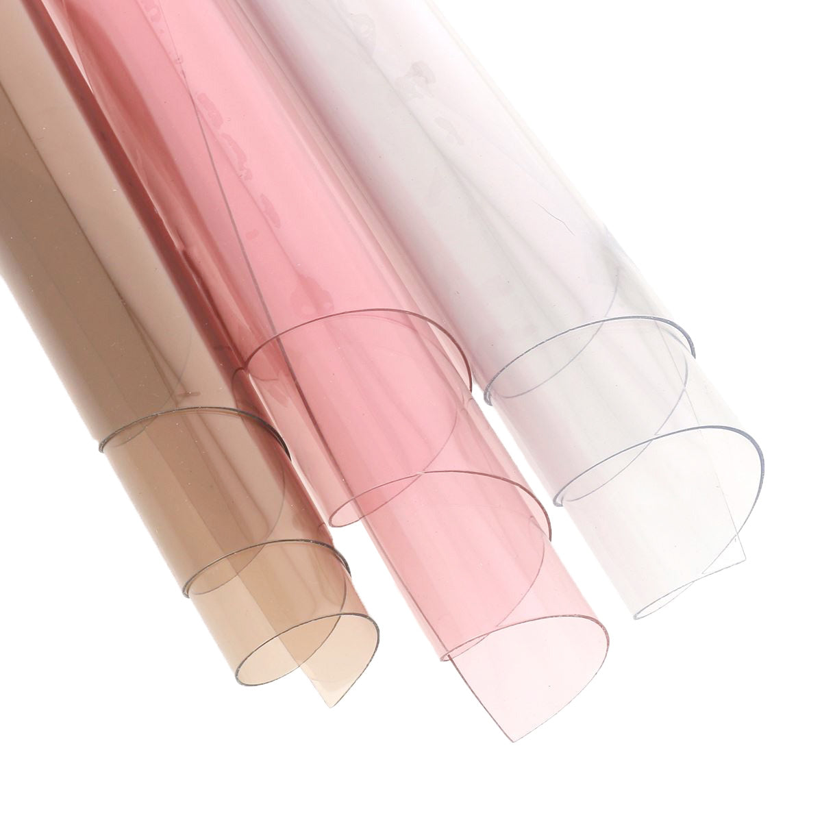 Feuille de PVC transparent de 1mm pour renforts cuir, conçue par Deco Cuir, visible en pièce.