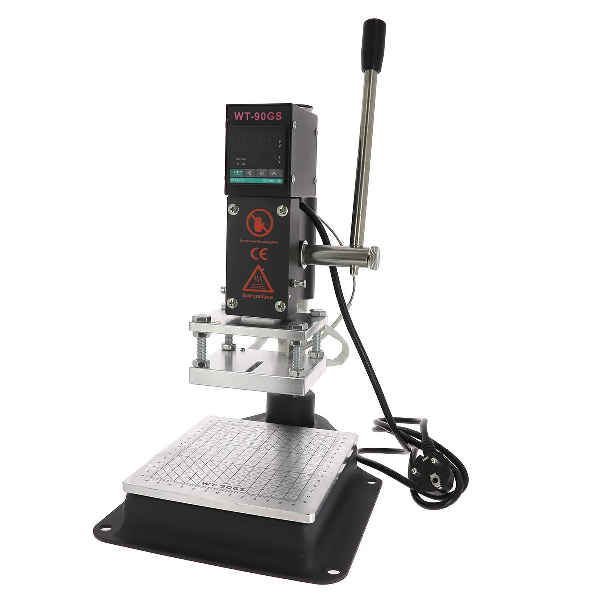 Presse à chaud pour marquage ou transfert de foil  sur cuir - WT 90-GS