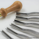 Outils Abat carre français Vergez Blanchard, outil en acier pour carreleur, visible avec manche en bois et lames tranchantes