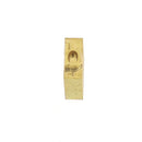 Lettre minuscule en laiton Arial 6mm de Deco Cuir, outil de création avec lettre en laiton pour décoration.