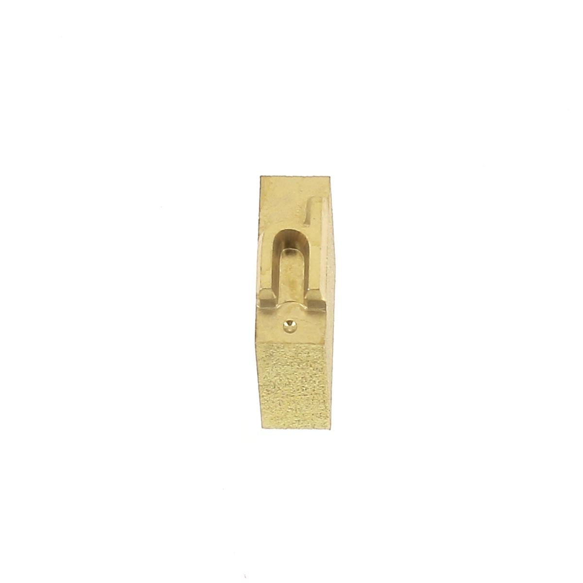Lettre minuscule en laiton Arial 6mm, outil Deco Cuir pour gravure ou décoration artisanale.