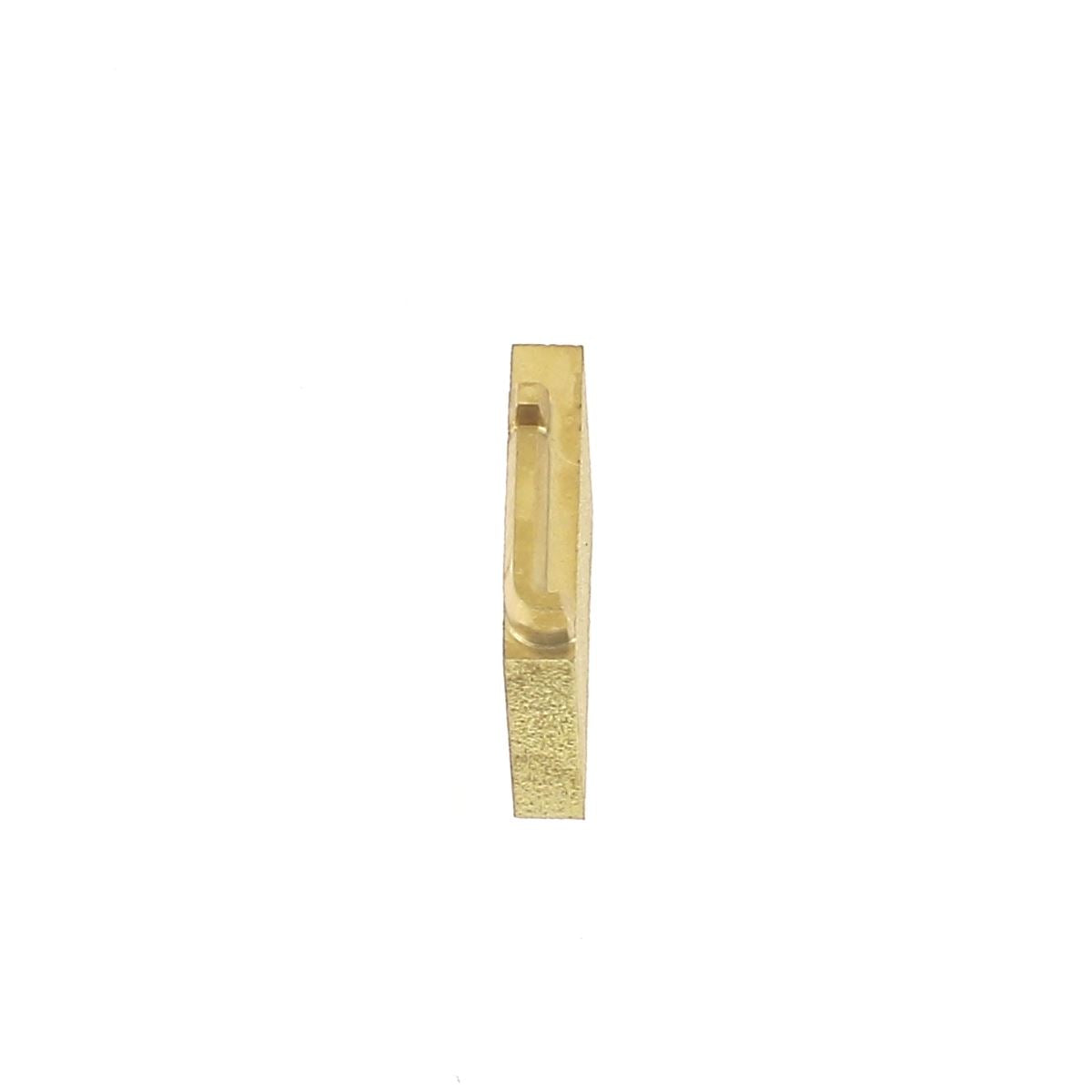 Lettre minuscule en laiton Arial 6mm, outil de décoration en laiton, utilisé pour la création artisanale et le travail du cuir.