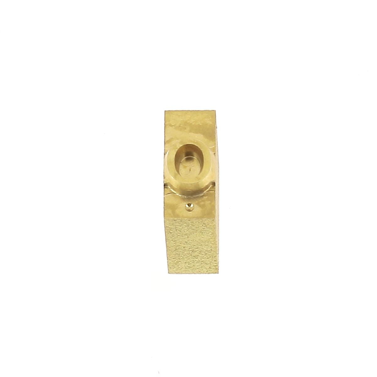 Lettre minuscule en laiton Arial 6mm, outil Deco Cuir, pour gravure ou décoration artisanale, visible sur l'image.