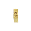 Lettre minuscule en laiton Arial 6mm, outil Deco Cuir, pour gravure ou décoration artisanale, visible sur l'image.