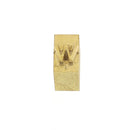 Lettre minuscule en laiton Arial 6mm pour outils de décoration en cuir, fabriquée par Deco Cuir.
