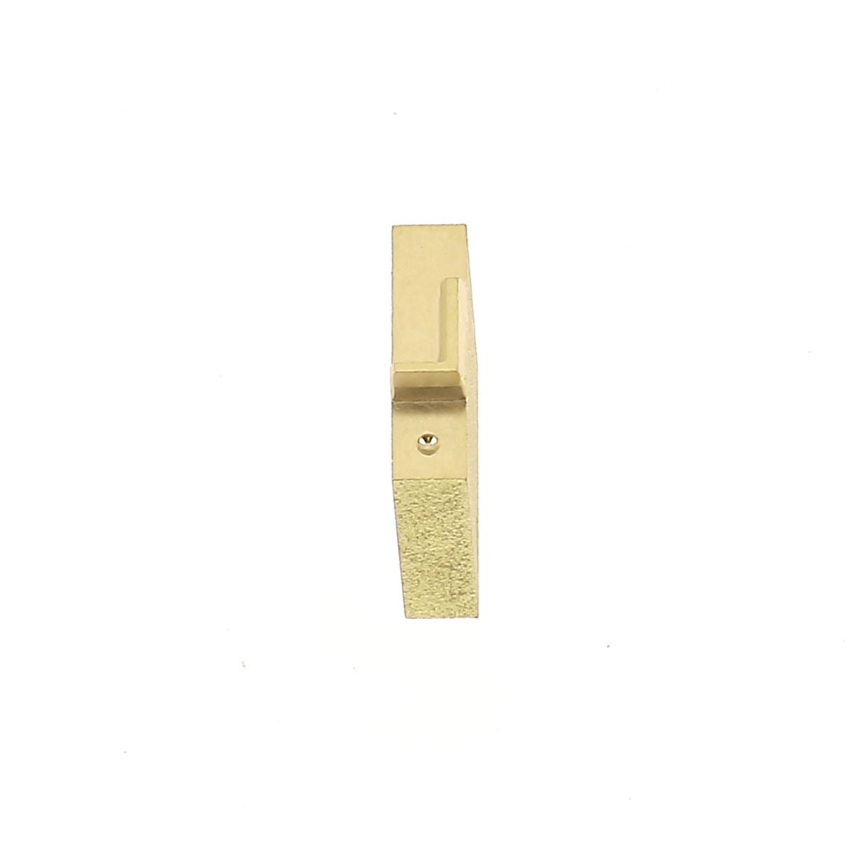 Lettre majuscule en laiton Arial 4mm, outil de décoration en cuir, avec lettre large en laiton brillant.