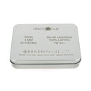 Lot de 26 caractères spéciaux en laiton Arial 4mm pour marquage sur cuir, outils Deco Cuir, finition durable.