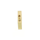 Lettre minuscule en laiton Arial 4mm, outil de décoration en laiton par Deco Cuir, visible sur fond clair.