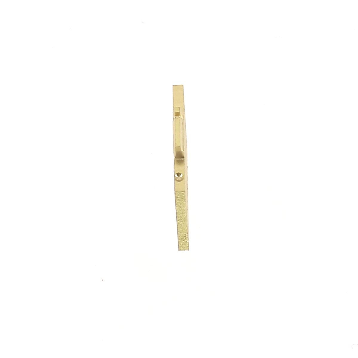 Lettre minuscule en laiton Arial 4mm, outil de décoration en laiton par Deco Cuir, visible avec détails en image.