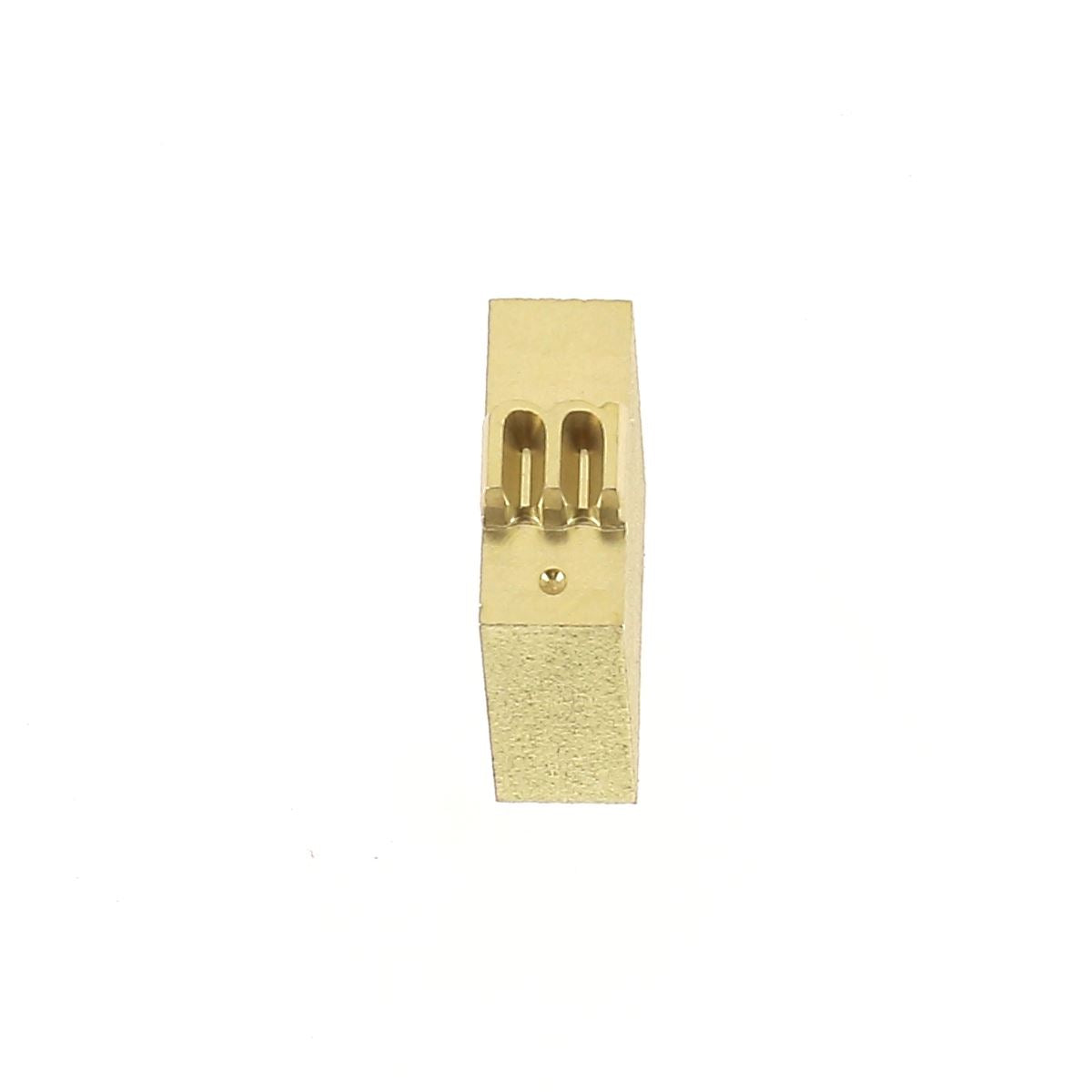 Lettre minuscule en laiton Arial 4 mm pour outils de décoration en cuir, fabriquée par Deco Cuir, visible sur l'image.