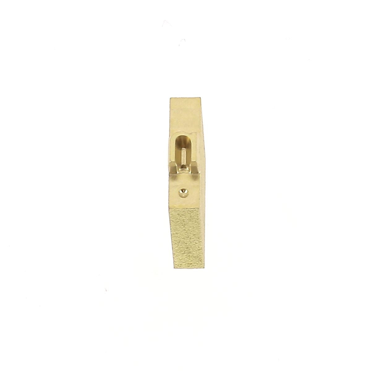 Lettre minuscule en laiton Arial 4mm pour décoration en cuir, outil de Deco Cuir, visible en image.