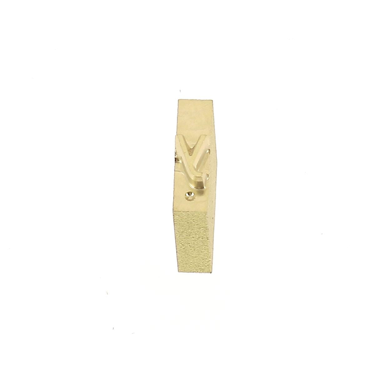 Lettre minuscule en laiton Arial 4mm, outil de décoration en métal, utilisé pour personnalisation en cuir Deco Cuir.