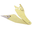 Lot de 5 lames sécables en diagonale pour couteau de fourreur Deco Cuir, outils pour découpe précise en cuir.