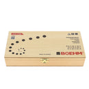 Coffret emporte-pièces artisans et maroquinier Boehm  JLB1.510B, outils de poinçonnage pour cuir