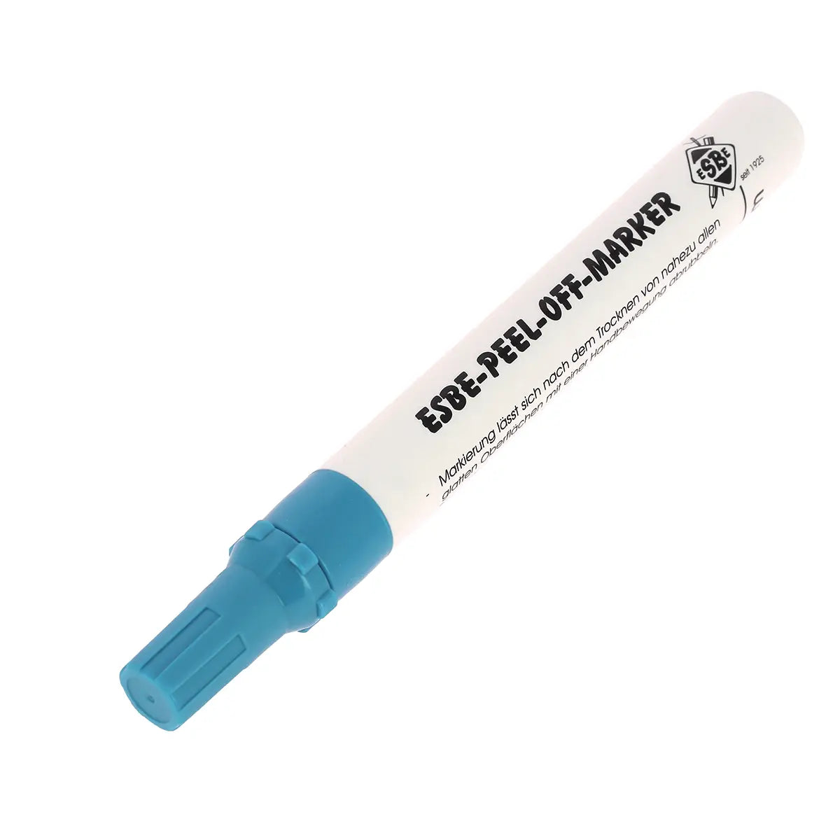 Marqueur pelable bleu 2-4mm pour cuir, verre, métal... - ESBE-PEEL-OFF-MARKER