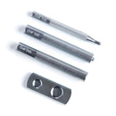 Outils de pose pour boutons pression LINE 16 de 10mm de la marque Ivan, image montrant l'outil de fixation en métal.