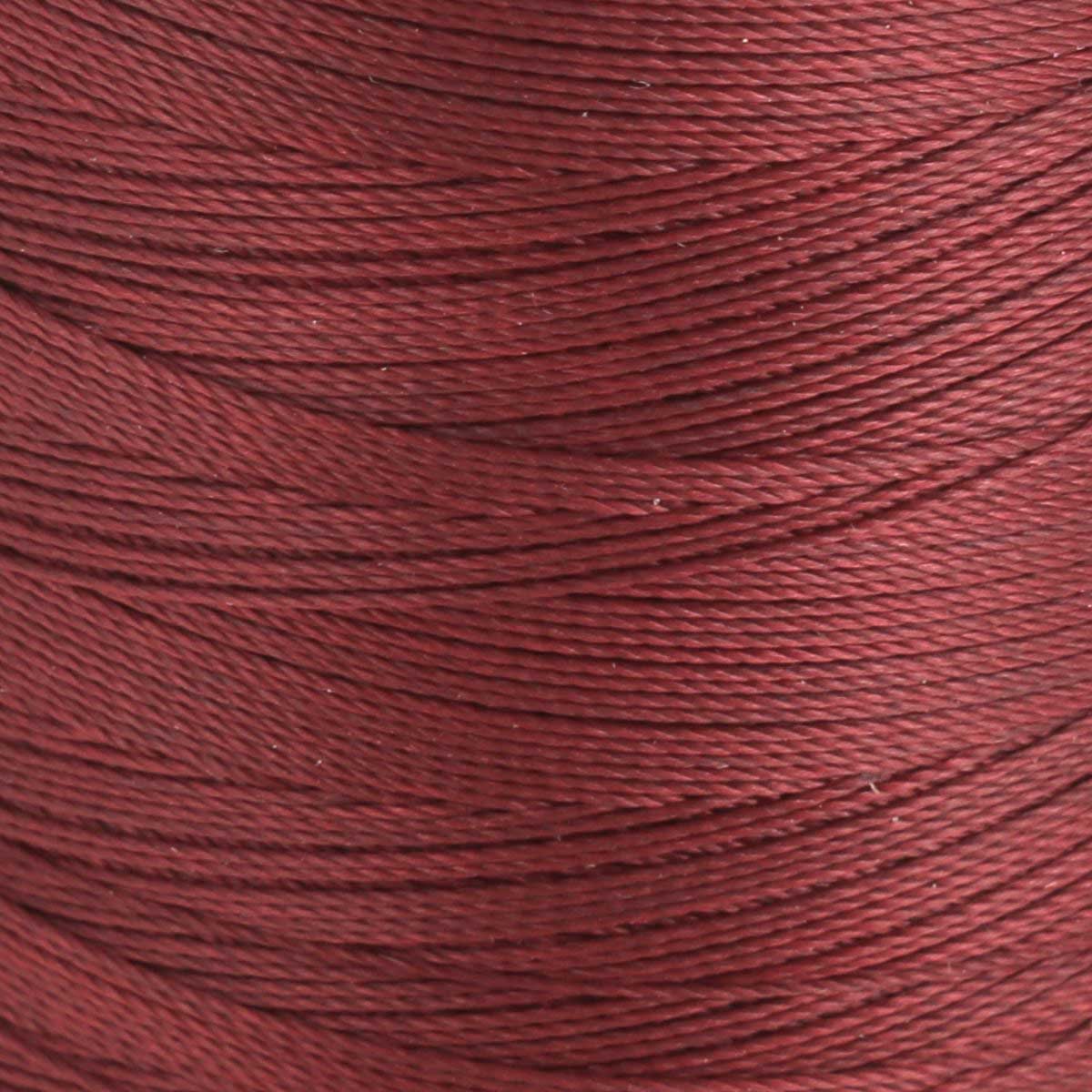 Bobine de fil polyester GRAL N°30 Coats rouge carmin, 1000m, mercerie pour couture et broderie.