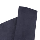 Croûte de cuir velours bleu marine de la gamme suivie Dolce. Croûte de cuir douce, fine et souple idéal pour la fabrication de sac à main.