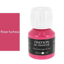 Finition de tranche mate Deco Cuir Rose Fuchsia pour teintures et peintures, bouteille de 60ml.