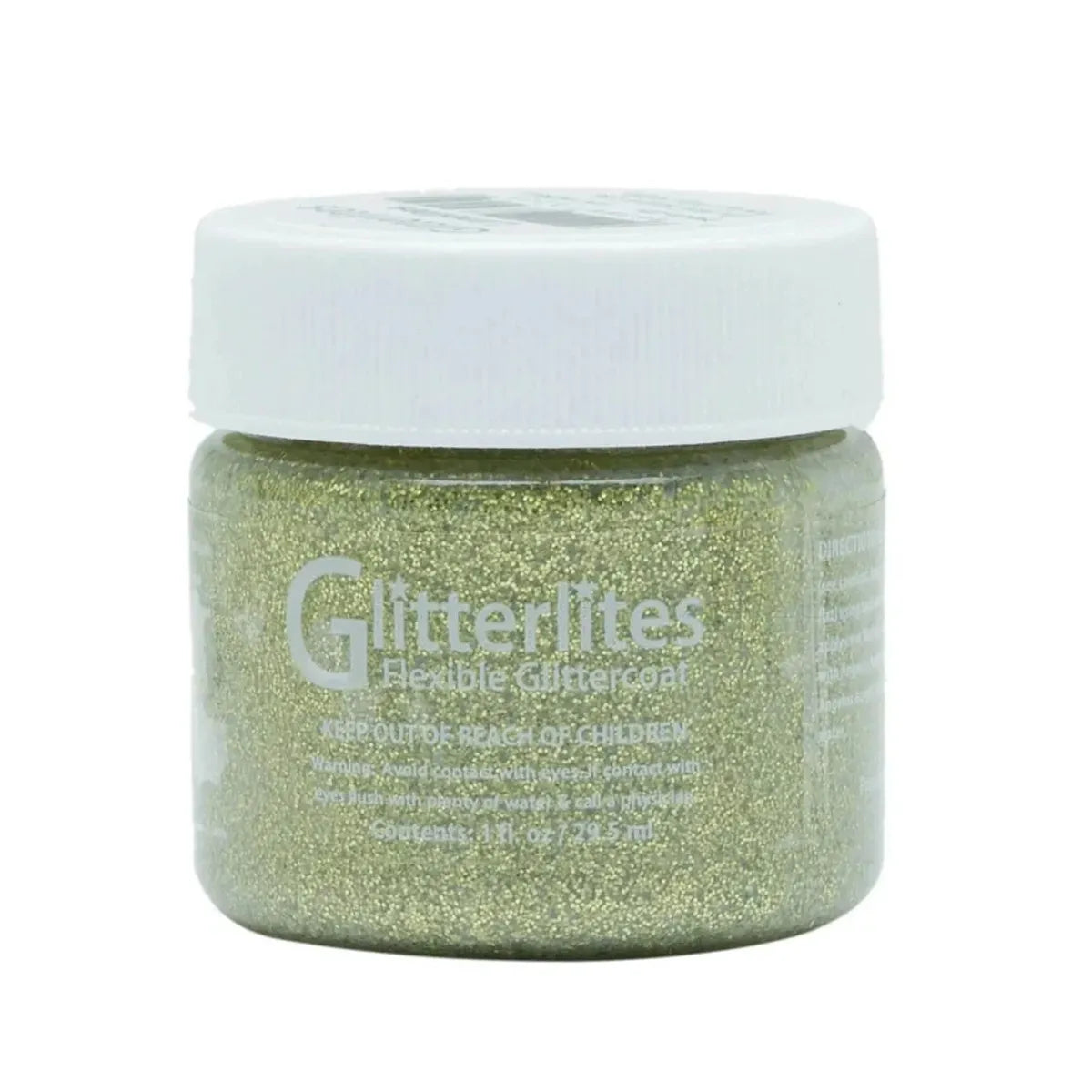 Peinture pour cuir Angelus Glitterlites Limelite / Paillettes vert clair