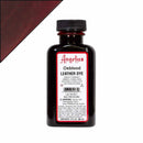 Teinture pour cuir Angelus Leather Dye 90ml Oxblood, teinte rouge foncé pour réparation et rénovation de cuir.