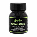 Peinture acrylique phosphorescente Angelus pour cuir, fluo, 29,5 ml, liquide de teinture pour personnaliser le cuir