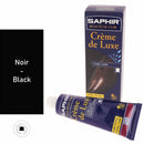Crème de luxe Saphir pour cuir lisse noir, 50ml, entretien du cuir, illustration du pot de crème en image