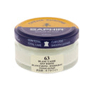 Crème d'entretien du cuir Saphir Surfine 50ml, couleur blanc cassé, pour nourrir et protéger le cuir avec soin.