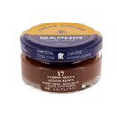 Crème d'entretien du cuir Saphir Surfine 50ml, couleur marron moyen, pour nourrir et protéger le cuir.