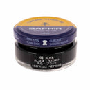 Crème Saphir Surfine pour cuir noir de 50ml, soin d'entretien du cuir, texture riche pour protection et revitalisation.