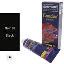 Crème pour cuir noir Saphir Canadian 75ml, soin d'entretien du cuir, texture onctueuse pour nourrir et protéger le cuir.