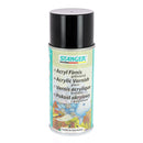 Vernis acrylique en aérosol de 150ml pour métal et loisirs créatifs, finition transparente et brillante.