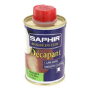 Décapant pour cuir Saphir, teintures et peintures, en bouteille, utilisé pour nettoyer et restaurer le cuir.