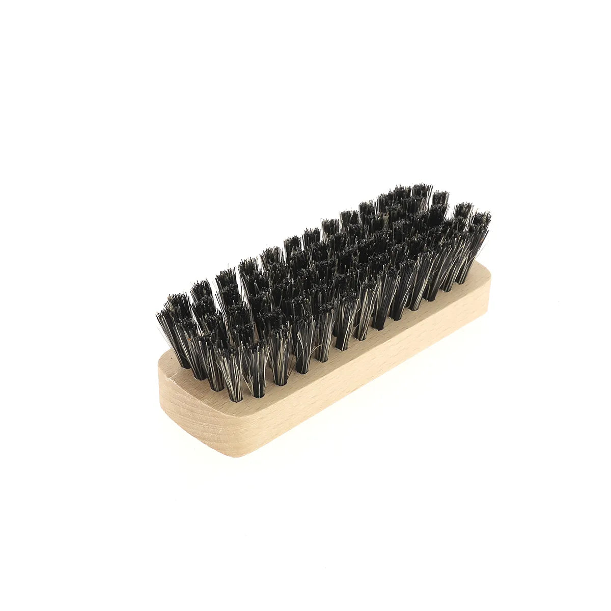 Brosse en poils naturels pour l'entretien du cuir