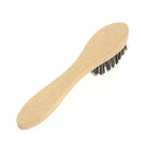 Brosse avec poils naturels pour étaler le cirage et les produits d'entretien sur le cuir