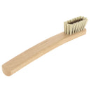 Brosse pour entretien du cuir nubuck et velours avec poils naturels et laiton