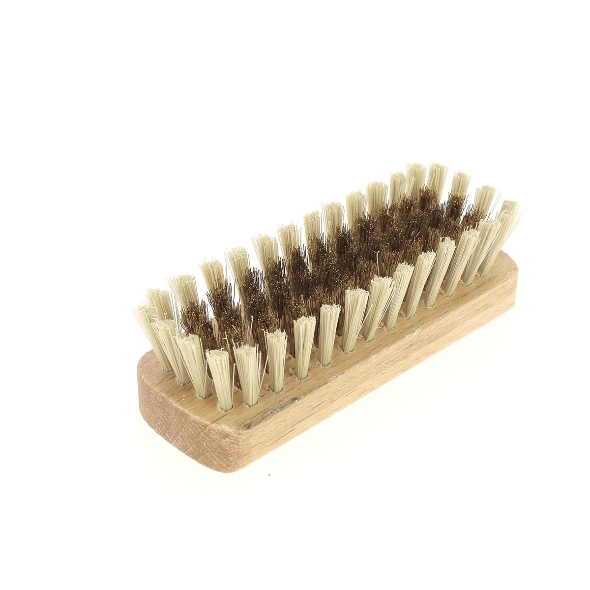 brosse pour nettoyage des cuirs velours, nubuck et daim, avec poils naturels et en laiton