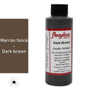 Finition antique acrylique Angelus marron foncé - Patine pour cuir - DARK BROWN