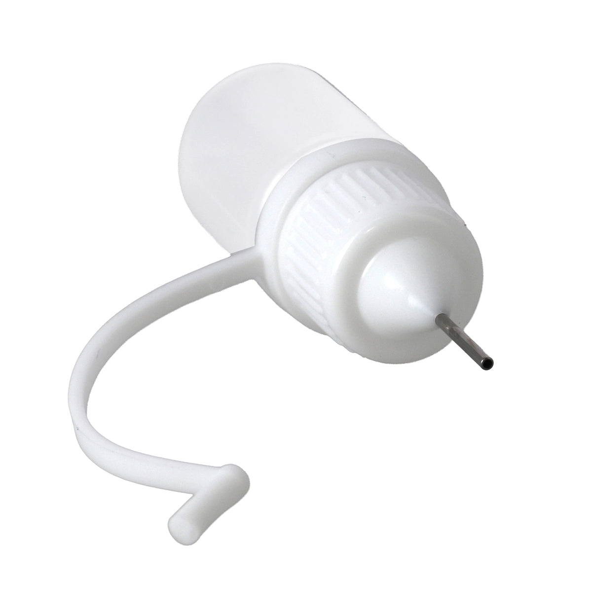 Bidon plastique pour application de la teinture du cuir avec embout aiguille pour dosage de précision