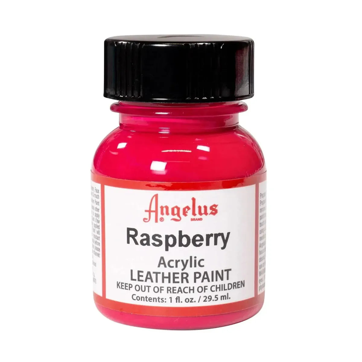 Peinture cuir Angelus FRAMBOISE pour personnaliser baskets, sneakers, ceintures, portemonnaies, sacs...
