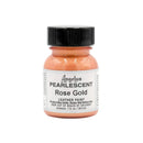 Peinture cuir Angelus Pearlescent Rose Gold (or rose) pour sneakers. Flacon de 29,5 ml
