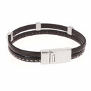 Fermoir bijou CAMILLE aimanté en nickelé, lacet plat de 10 mm, création de bijoux élégante et pratique.