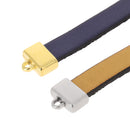 Embout pour lacet plat de 10 mm, accessoire de marque Autres, montrant le détail de l'embout en plastique noir.