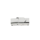Fermoir bijou à clipser - Lacet plat 8 mm - Inox