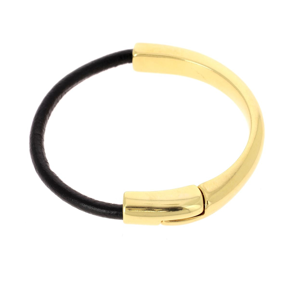 Fermoir aimanté pour demi-bracelet en lacet rond de 5 mm, création de bijoux, accessoire pour bijoux en métal.